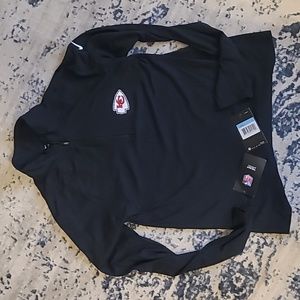 Women's Nike Dri-Fit KC Chiefs Quarter Zip Pullover Size M  - NEW